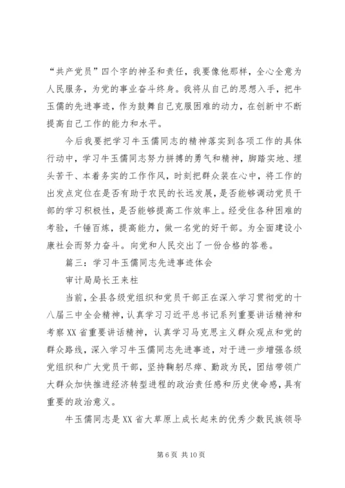 学习牛玉儒心得体会 (2).docx