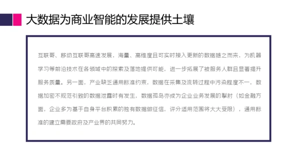 商业智能行业分析报告通用PPT模版