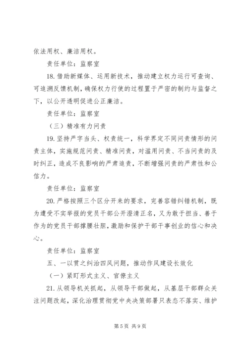 全面从严治党“两个责任”任务分解方案.docx