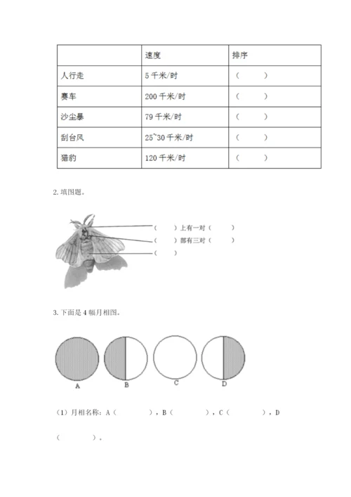 教科版科学三年级下册 期末测试卷（精华版）.docx