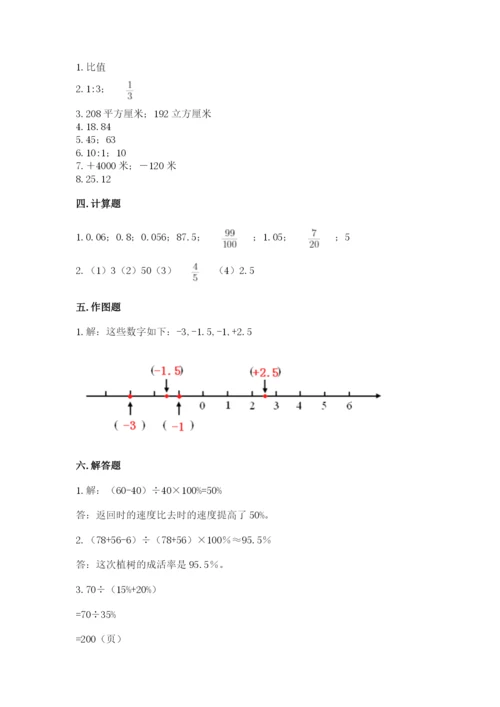 小学六年级下册数学期末测试卷（培优a卷）.docx