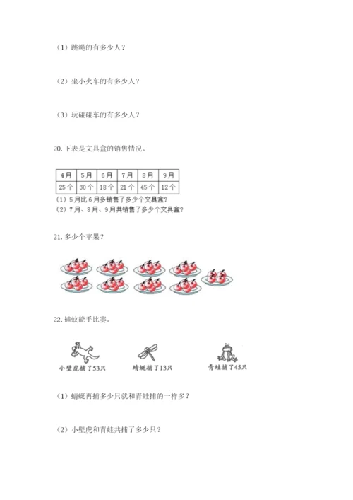 小学二年级数学应用题50道（考点提分）.docx