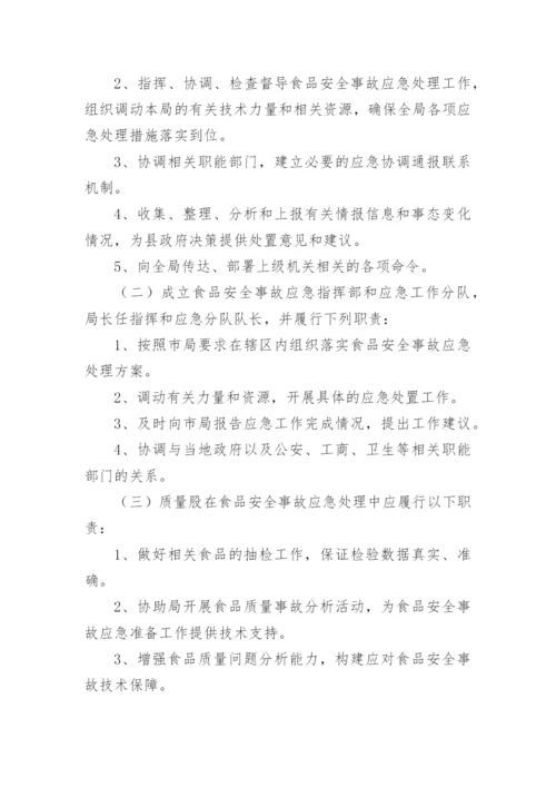 重大食品安全事故应急预案.docx