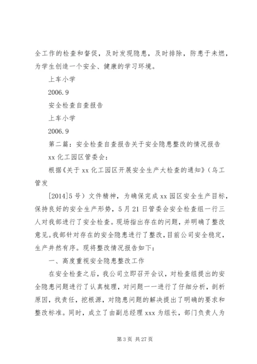 安全检查自查报告 (6).docx