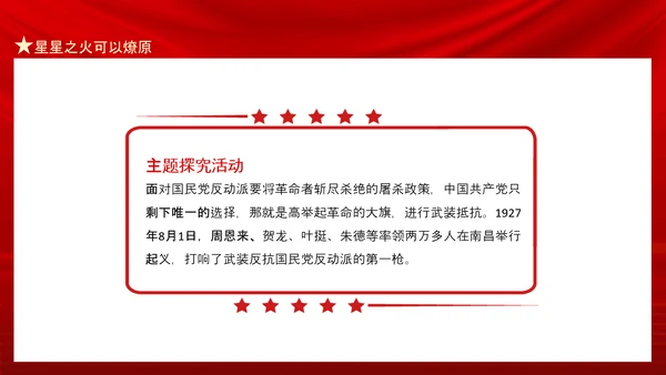 星星之火可以燎原南昌起义PPT课件