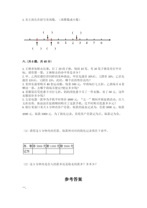 人教版六年级数学小升初试卷【全优】.docx