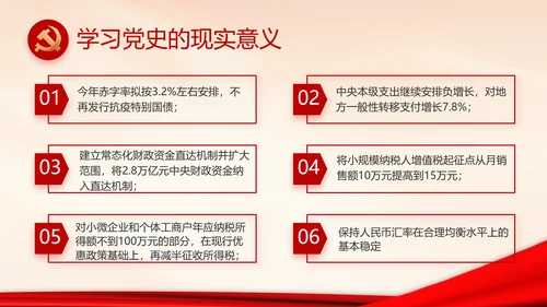 政府党支部年终工作总结汇报PPT党课