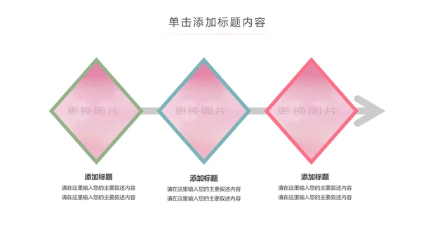 唯美水彩爱心医疗护理护士竞聘PPT模板
