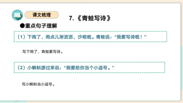 第六单元（复习课件）-2023-2024学年一年级语文上册单元速记巧练（统编版）