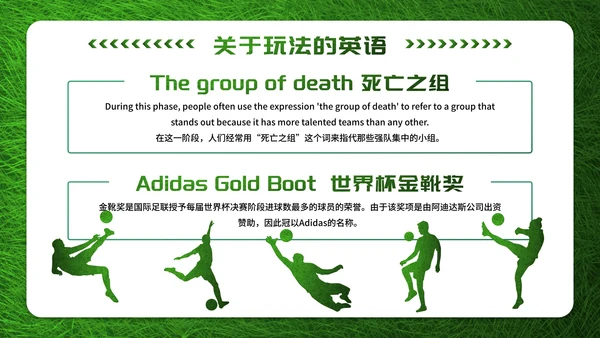 实景现代足球世界杯主题科普PPT模板