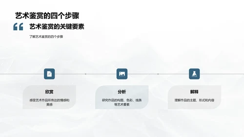 艺术鉴赏技巧PPT模板