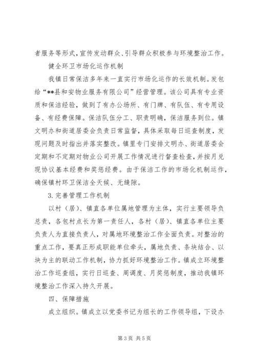 镇XX年农村环境综合整治实施方案.docx