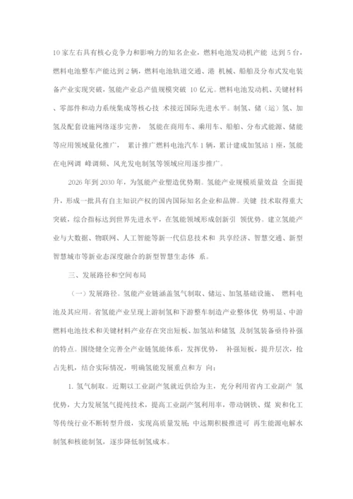 氢能产业中长期发展规划.docx