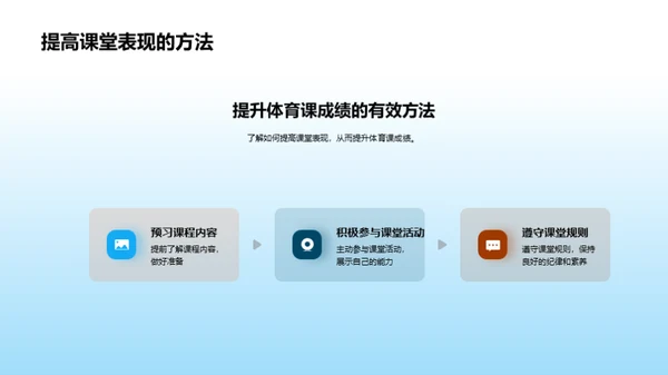 体育课优秀之道