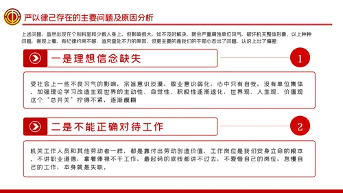 总工会严以律己廉洁从政专题党课ppt模板