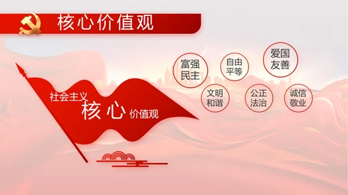 红色安定区脱贫攻坚精神年年终总结PPT动态模板