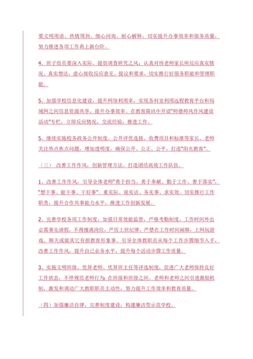 中心小学师德师风建设实施专项方案.docx