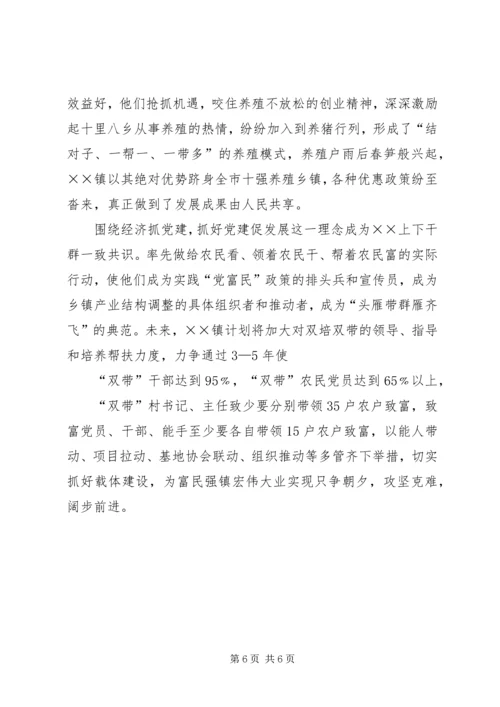 先锋工程协调经济发展交流材料.docx