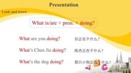 Unit 6 Work quietly doing讲解课件