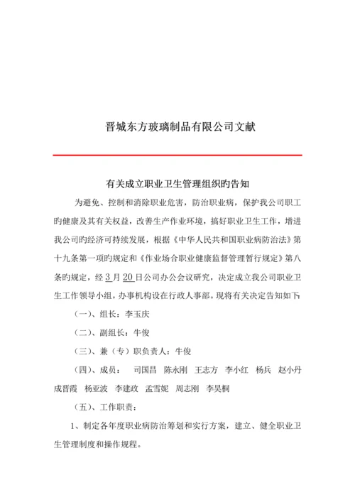 公司职业卫生管理新版制度模板.docx