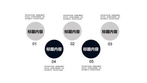 商务风地产项目竞标会总结述职汇报PPT模板