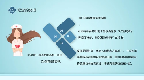 南丁格尔最美护士节ppt模板