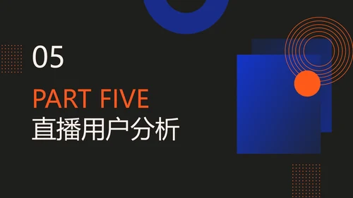 科技渐变风红色蓝色黑色商务电商直播行业发展分析