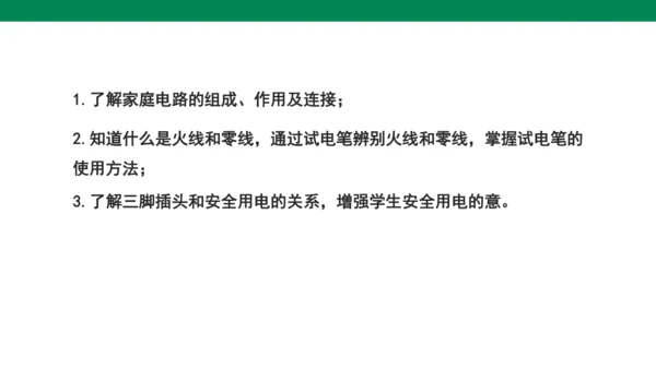【大单元教学】19.1精品课件：家庭电路