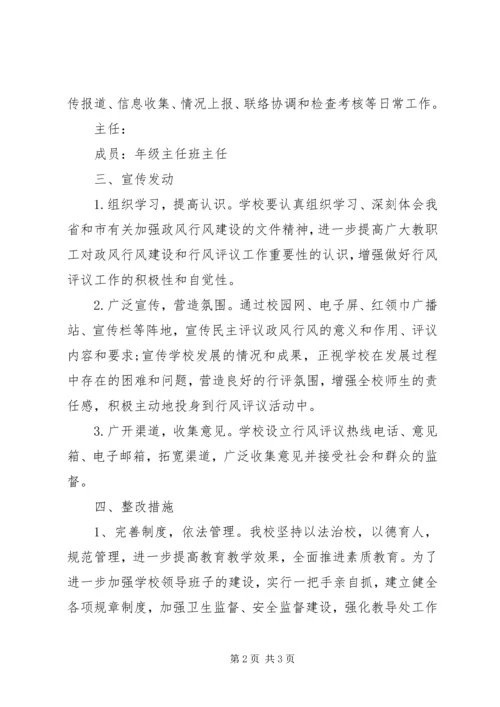 五联小学行风自查报告.docx
