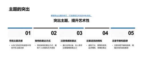 中秋诗词研究PPT模板