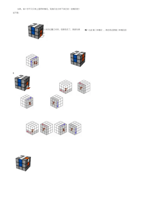 新手魔方公式图解学习资料.docx