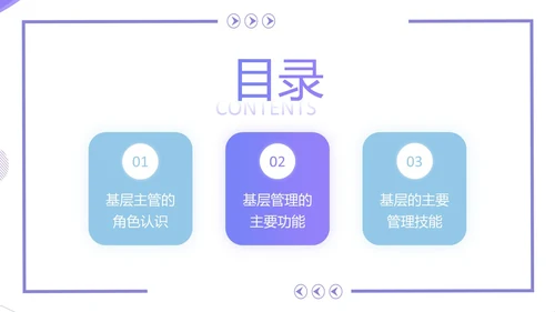 紫色简约几何风基层干部的角色认识和能力提升培训PPT团队管理