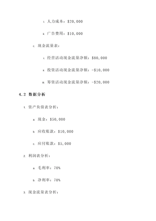 app财务分析策划案