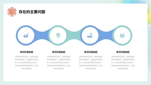 小清新剪纸花卉人力资源工作总结工作汇报PPT人力资源工作汇报