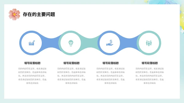 小清新剪纸花卉人力资源工作总结工作汇报PPT人力资源工作汇报