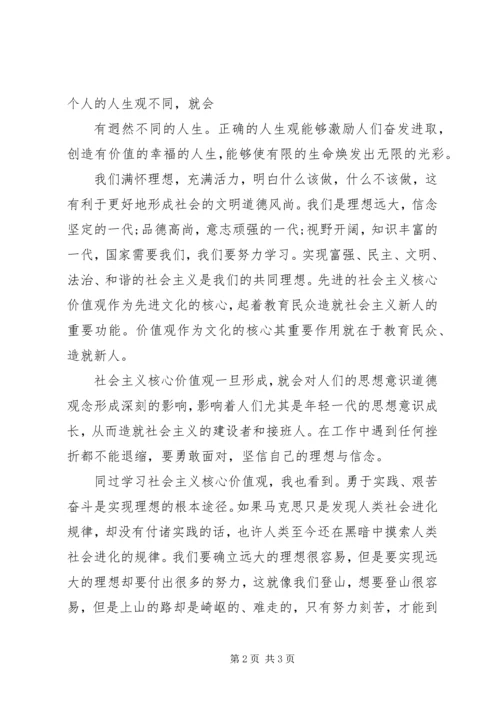 学习《社会主义核心价值观100例》心得体会.docx