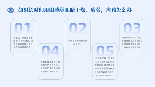 插画风简约形状眼镜预防近视近视防控家长会