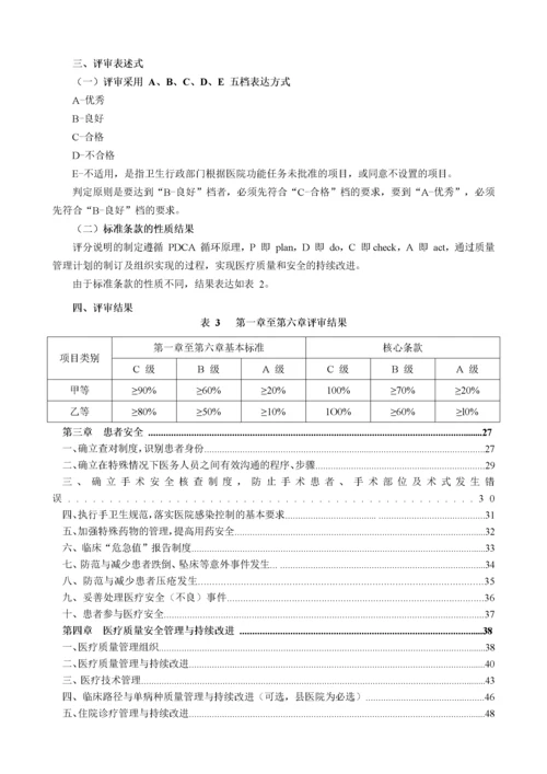 二级综合医院评审标准分工.docx