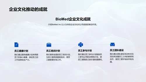 BioMed企业文化PPT模板