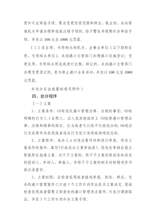 违反港口经营行为处罚制度.docx