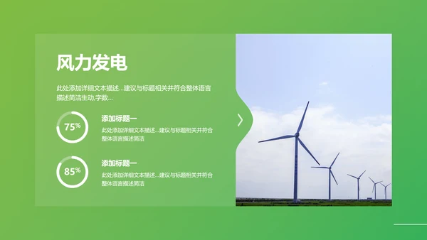 创意设计风力发电风能能源环保宣传活动PPT