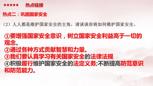 第四单元 《维护国家利益》复习课件(共38张PPT)