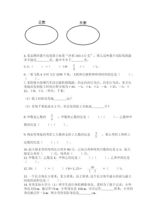 小升初数学试题真题汇编-填空题50道【重点班】.docx