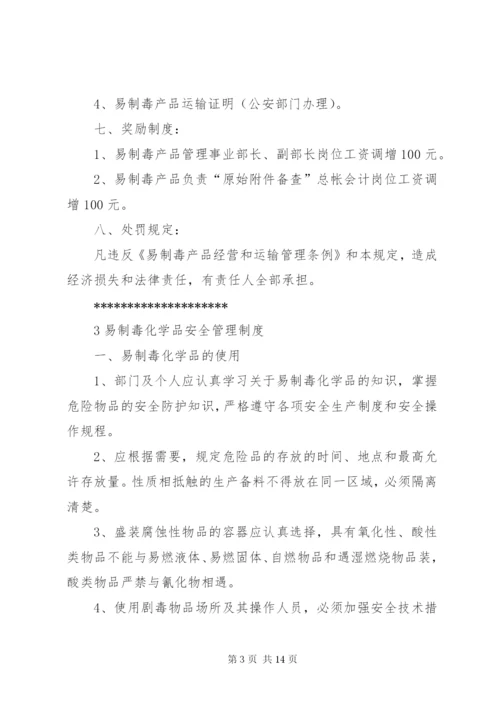 易制毒化学品安全管理制度[1]_1.docx