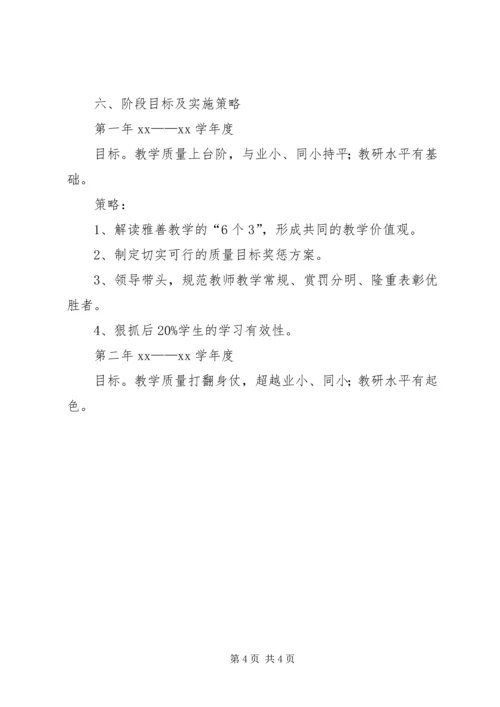 教务处三年教育教学规划.docx