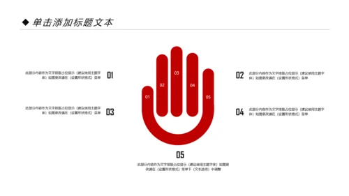 精美红色大气演讲比赛活动策划PPT模板