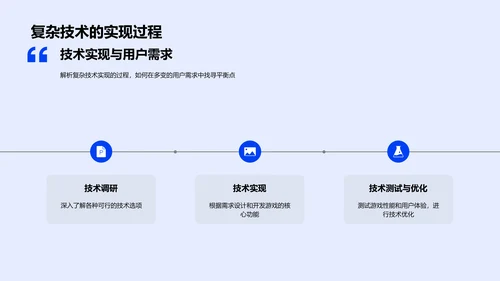 游戏开发实务讲座PPT模板