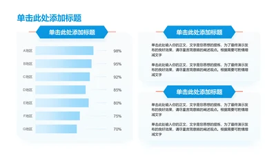 商务风纯文字PPT柱状图