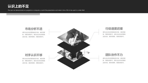 酷黑上半年年中总结PPT模板工作总结汇报