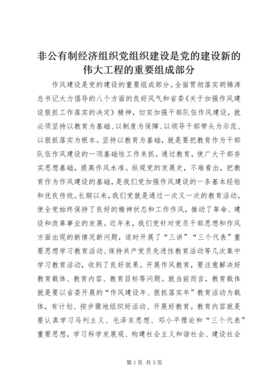 非公有制经济组织党组织建设是党的建设新的伟大工程的重要组成部分 (2).docx